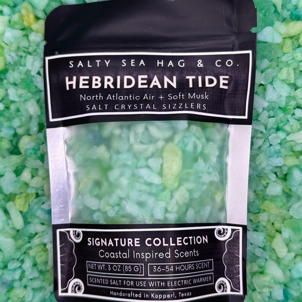 Hebridean Tide Salt Crystal Sizzlers - North Atlantic Air + Soft Musk Scent